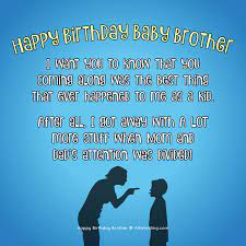 Happy Birthday Brother 50 B Day Wishes For Your Awesome Bro Birthday Wishes For Brother Happy Birthday Baby Brother Happy Birthday Man
