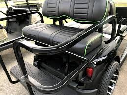 Golf Cart Rear Seat Get A Kit Turn Your Cart Into A 4 Seat Golf Cart In 2020 Golf Cart Seat Covers Golf Carts Ezgo Golf Cart