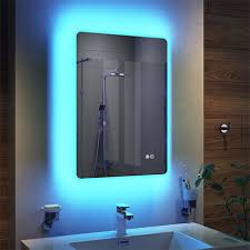 A wide variety of led bathroom lighting options are available to you, such as color temperature(cct), lamp body material, and item type. Turin 500x700mm Ambient Colour Change Led Bluetooth Mirror Inc Touch Sensor Anti Fog