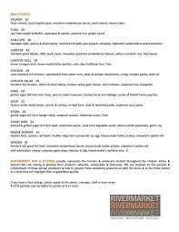 Surestay plus hotel by best western kansas city northeast features a restaurant, fitness center, a bar and shared lounge in kansas city. Menu Of Rivermarket Bar Kitchen In Tarrytown Ny 10591