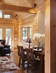 Photos Of An Island Retreat Log Home Summer Tradition Cabin Interiors Log Homes Cabin Decor