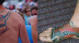 Some photos released left our eye sockets to be quite red, as danica's lower back american flag tattoo was exposed. Danica Patrick Tattoos