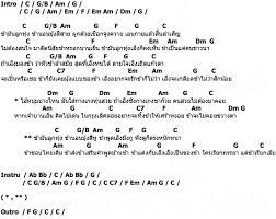 คอร ด ข าม นล กท ง ไท ธนาว ฒ คอร ดเพลง ข าม นล กท ง คอร ดก ต าร คอร ดก ตาร เพลง