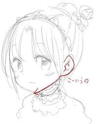 どうもmoeraです 今回は様々な角度の顔を描きます 講座というより練習に近いですけど このブログタイトルが萌えイラストを描きたい とあるのでもちろんそれ系統の絵柄でいかせていただきます まずは正面から この角度は殆どの人は描き慣れてるのではないでしょ