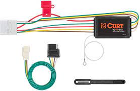 Trailer wiring harness extension 4 pin male plug flat wire. Amazon Com Curt 56217 Vehicle Custom 4 Pin Trailer Wiring Harness Compatible With Select Toyota Highlander Lexus Rx350 Automotive