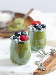 Healthy Keto Matcha Chia Pudding Recipe In 2020 Matcha Chia Pudding Chia Pudding Keto Chia Pudding