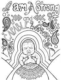 When i was pregnant with my last child i really wanted to find printable birth affirmations that i could hang around my birth space. Bringing Baby Earthside A Birth Affirmations Coloring Book Birth Affirmations Birth Art Birth Labor