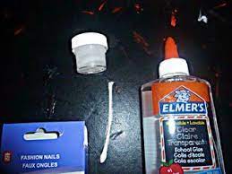 Picture Of Things You Need And How To Make It Fake Nails For Kids Nails For Kids Glue On Nails