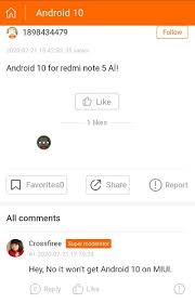 If the phone does not turn on after a few seconds, connect the charger and try again in a minute. No Android 10 Update For Redmi Note 5 Ai Dual Camera