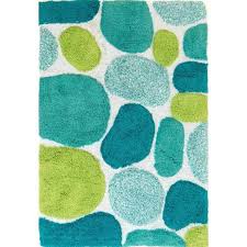 They soak up the drip, drop, and spills after baths and other bathroom bathroom floor linen makes your living space cozy and adds texture to your home decor. 24 X36 Pebbles Brights Bath Rug Blue Green Chesapeake Merch Inc Target