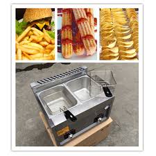 Goede Kopen 10l Commerciele Rvs Lpg Gas Friteuse Machine Voor Churros Frieten Kip Twister Spiraal Tornado Aardappel Zf Goedkoop Koop8ubq