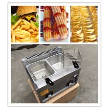 Achetez en ligne votre friteuse à prix e.leclerc. Goede Kopen 10l Commerciele Rvs Lpg Gas Friteuse Machine Voor Churros Frieten Kip Twister Spiraal Tornado Aardappel Zf Goedkoop Koop8ubq