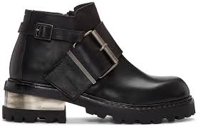 Discover the latest maison margiela shoes for men at modesens. Maison Margiela Black Big Buckle Boots Modesens In 2020 Black Buckle Boots Boots Buckle Boots