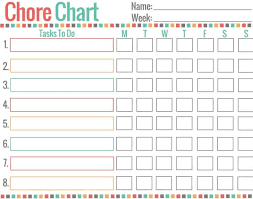15 Free Childrens Chore Chart Templates Utemplates