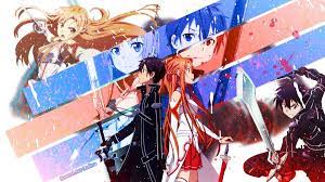 Sword Art Online Anime Girls Kirigaya Kazuto Yuuki Asuna 1080p Wallpaper Hdwallpaper Desktop Sword Art Online Wallpaper Sword Art Sword Art Online Kirito