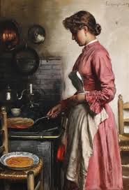 Kitchen Interior by Vilhelm Rosenstand - Art Renewal Center