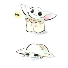Baby Yoda Star Wars Drawings Cute Cartoon Wallpapers Yoda Artwork