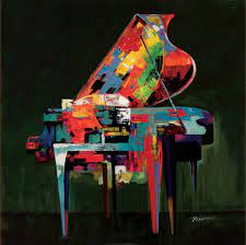 Abstract grand piano painting new large 100x100 abstract contemporary grand piano canvas. Grand Piano Arttocanvas Com Arttocanvas Com