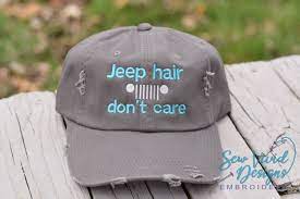 Jeep Hair Don T Care Baseball High Ponytail Cap Jeep Lover Jeep Hair Dream Cars Jeep