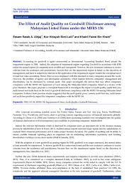 Under aspe, an asset group can include liabilities. The Effect Of Audit Quality On Goodwill Disclosure Among Malaysian Listed Firms Under The Mfrs 136 By The International Journal Of Business Management And Technology Issn 2581 3889 Issuu