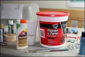 Casting In Silicone Molds Using Plaster Of Paris And Wood Glue Martha Net Plaster Of Paris Plaster Crafts Plaster
