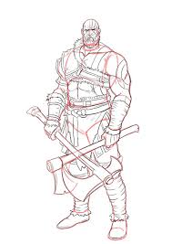 Improveyourdrawings Com God Of War Kratos God Of War Viking Drawings