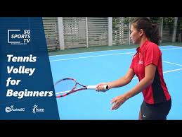 Tennis101 How To Execute A Tennis Volley Tennis For Beginners Youtube