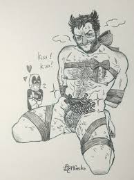 Rule 34 - 19gecko 1cuntboy Abs Beard Blush Bound Arms Bound Legs Christmas  Clitoris Cuntboy Deadpool Deadpool & Wolverine (2024) English Text Hairy  James Howlett Large Pectorals Logan (x-men) Male Marvel Mask
