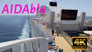 4K wirtualny spacer statek AIDAblu
