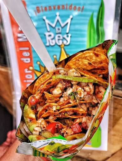Tostitos con ceviche ❤️🥰