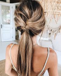 This top knot hairstyle is perfect for guests attending a summer wedding. Ponytail Hairstyle For Wedding Guest Novocom Top