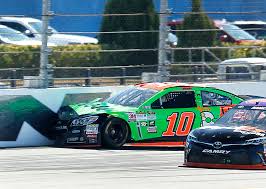 Kyle busch will miss the daytona 500 after injuring his right leg in a crash where his car slammed into a concrete wall during the xfinity series race at. Nascar America Danica Patrick Denny Hamlin Trigger Daytona Practice Crash Video Nascar Talk Nbc Sports
