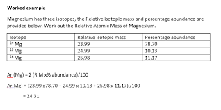 Ar) is a measure of how heavy atoms are. Atomic Mass Vce Chemistry