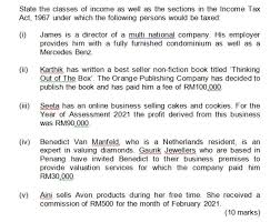 Maybe you would like to learn more about one of these? State The Classes Of Income As Well As The Sections Chegg Com