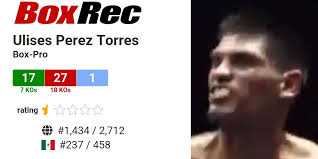 BoxRec: Ulises Perez Torres