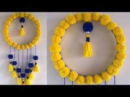 Diy Easy Wall Hanging Out Of Wool Diy Room Decor Idea 2019 Uesfull Room Decor Diy Projects Youtube Wool Crafts Diy Wall Hanging Diy Diy Yarn Crafts