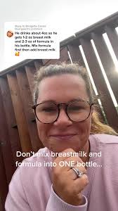 Replying to @Bridgette Calista Overgaard Please dont mix breastmilk into  formula!#breastfeeding #lactationconsultant #breastfeedingjourney #newmom  #postpartum #lactation #MomsOfTikTok #pumpingmom ...