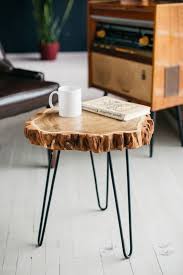 Side Table Live Edge Table End Table Live Edge Coffee Etsy In 2020 Wood Slab Table Rustic Coffee Tables Coffee Table Wood