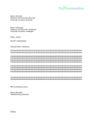 Zakelijke Brief Opbouw