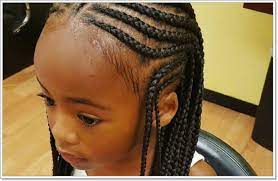 On each part using your fingers, separate the hair into two and affix into the next layer to create a knot. Straight Back Braids For Kids Off 77 Medpharmres Com
