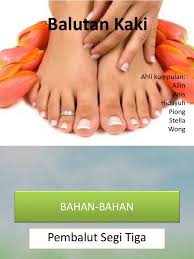 Apa yang anda buat untuk meredakan kesakitan. Balutan Kaki