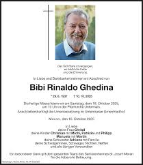 Traueranzeigen von Bibi Rinaldo Ghedina | Trauer.bz