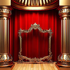 Luxurious Red Stage Background Stage Background Studio Background Images Photo Frame Gallery
