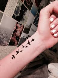 Simple Bird Tattoo On Hand Pin By Nisha Felton On Tattoo Cool Wrist Tattoos Bird Tattoo Wrist Meaningful Wrist Tattoos