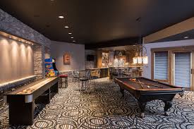 Find the clues and solve the puzzles. Fully Equipped Game Room Ideas