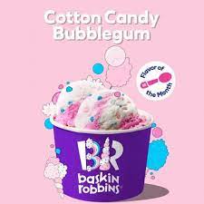 Baskin Robbins Cotton Candy Bubblegum Flavor In 2021 Baskin Robbins Baskin Robbins Ice Cream Baskin Robbins Flavors