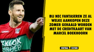 We did not find results for: Bij Nec Fantaseren Ze Al Over De Eerste Aankoop Na De Eredivisie Promotie Voetbalflitsen Nl Het Leukste En Opvallendste Voetbalnieuws