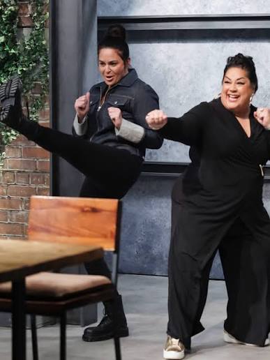 Antonia Lofaso & Ayesha Nurdjaja have teamed up to take me down in  tonight's new #BeatBobbyFlay. Catch it on Food Network at 9pm ET.
