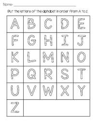 Abc Order Chart Free By That Special Sparkle Teacher Tpt
