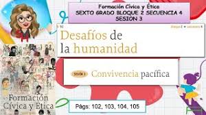 No hay comentarios for libro de formación cívica y ética primer grado. Formacion Civica Y Etica 6 Sexto Grado Contestado Bloque 2 Sec 4 Sesion 3 Paginas 102 103 104 105 Youtube